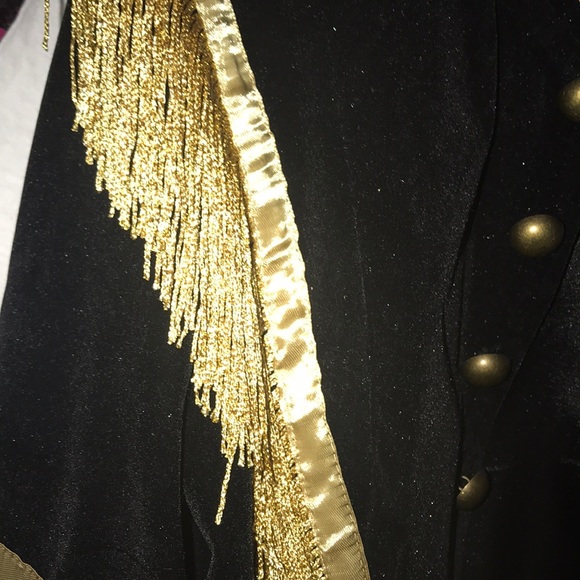 Jackets & Coats Gold Fringe Jacket Poshmark